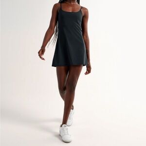 Abercrombie Black Traveler Mini Dress in Black